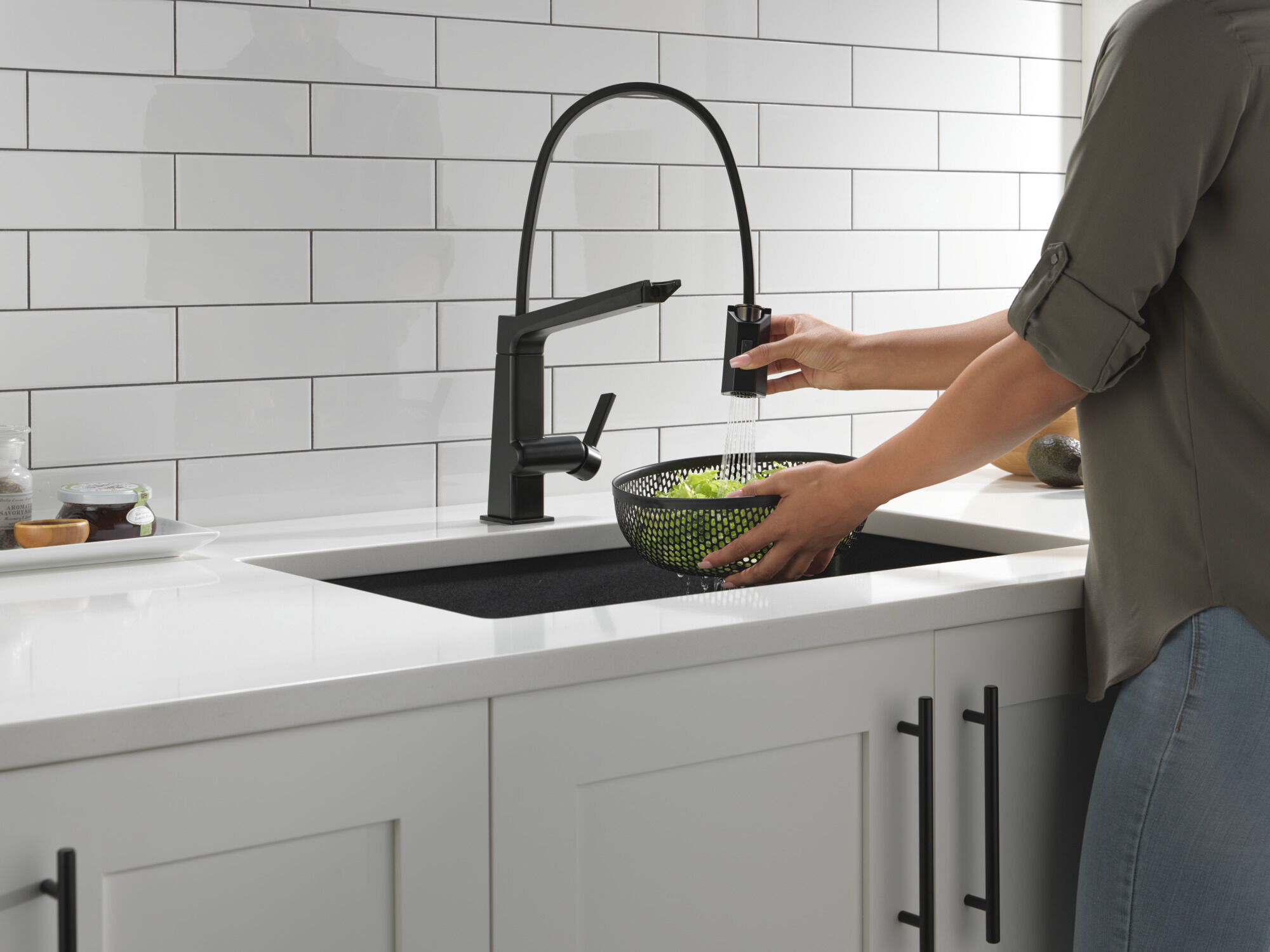 Llave de cocina con manguera online