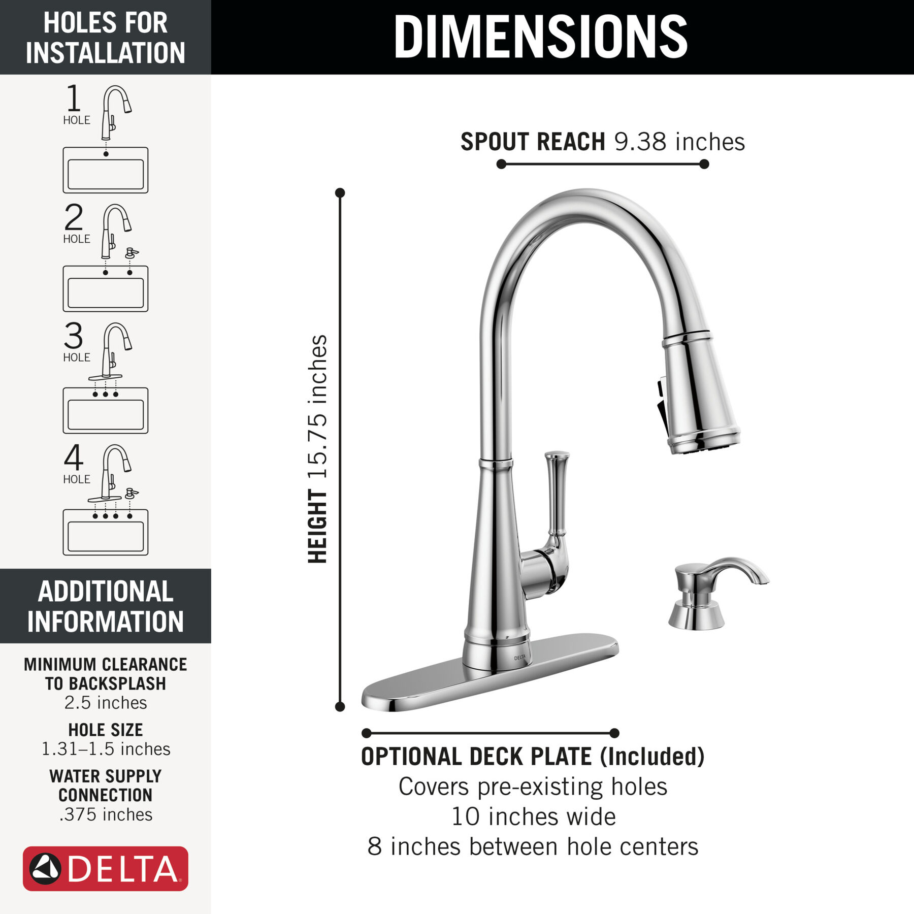 Llave para cocina monomando extensible con dispensador de jabón y tecnología ShieldSpray®, imagen 3