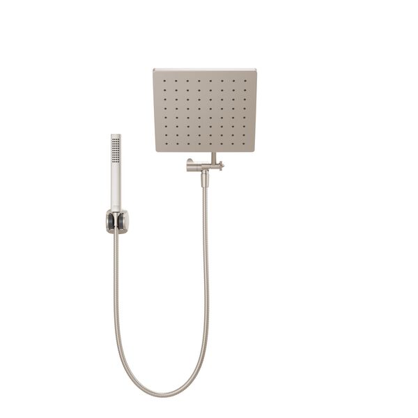 10 inch Raincan Shower Head & Hand Held Combo with Adjustable Extension Arm