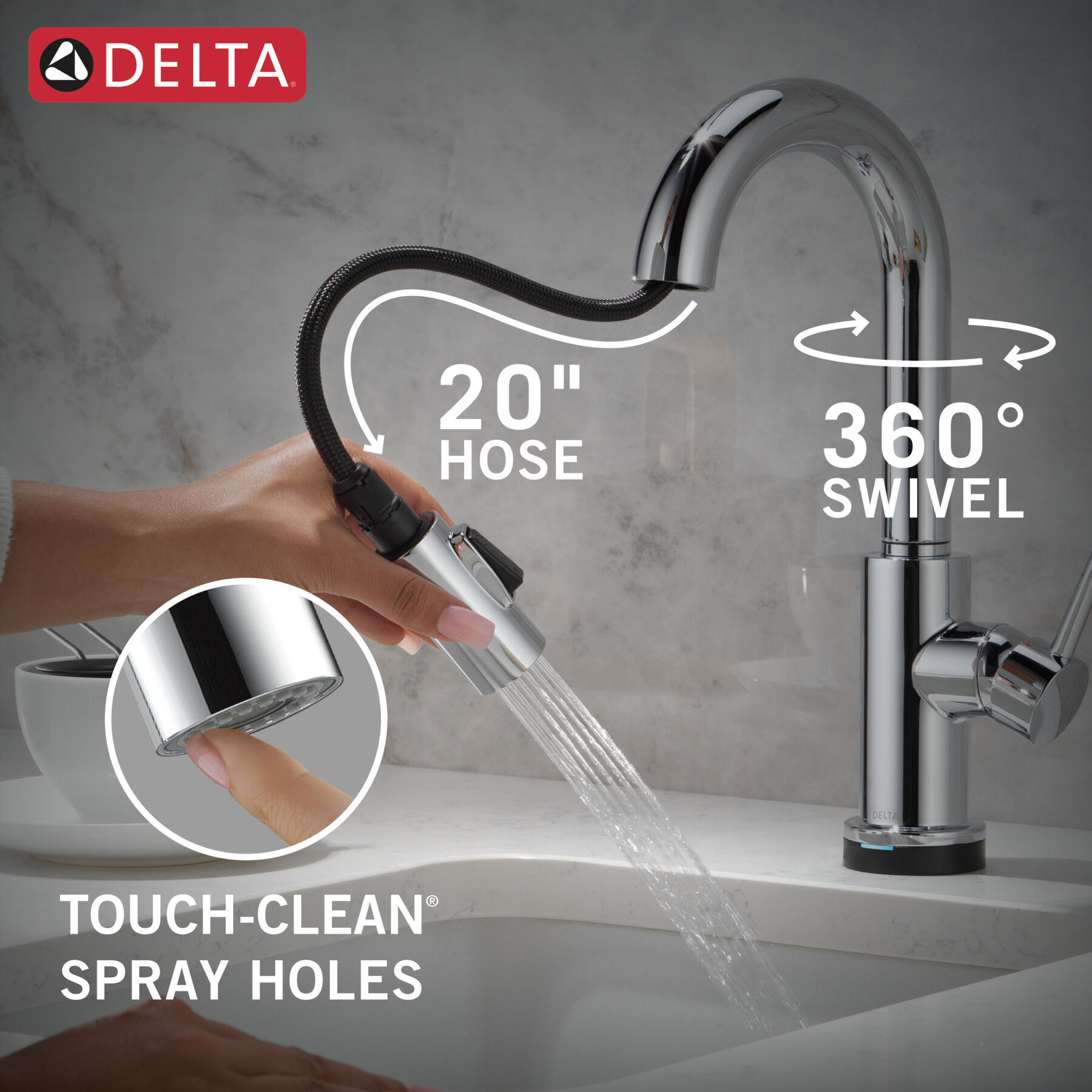 Touch2O® Bar / Prep Faucet with Touchless Technology, image 7
