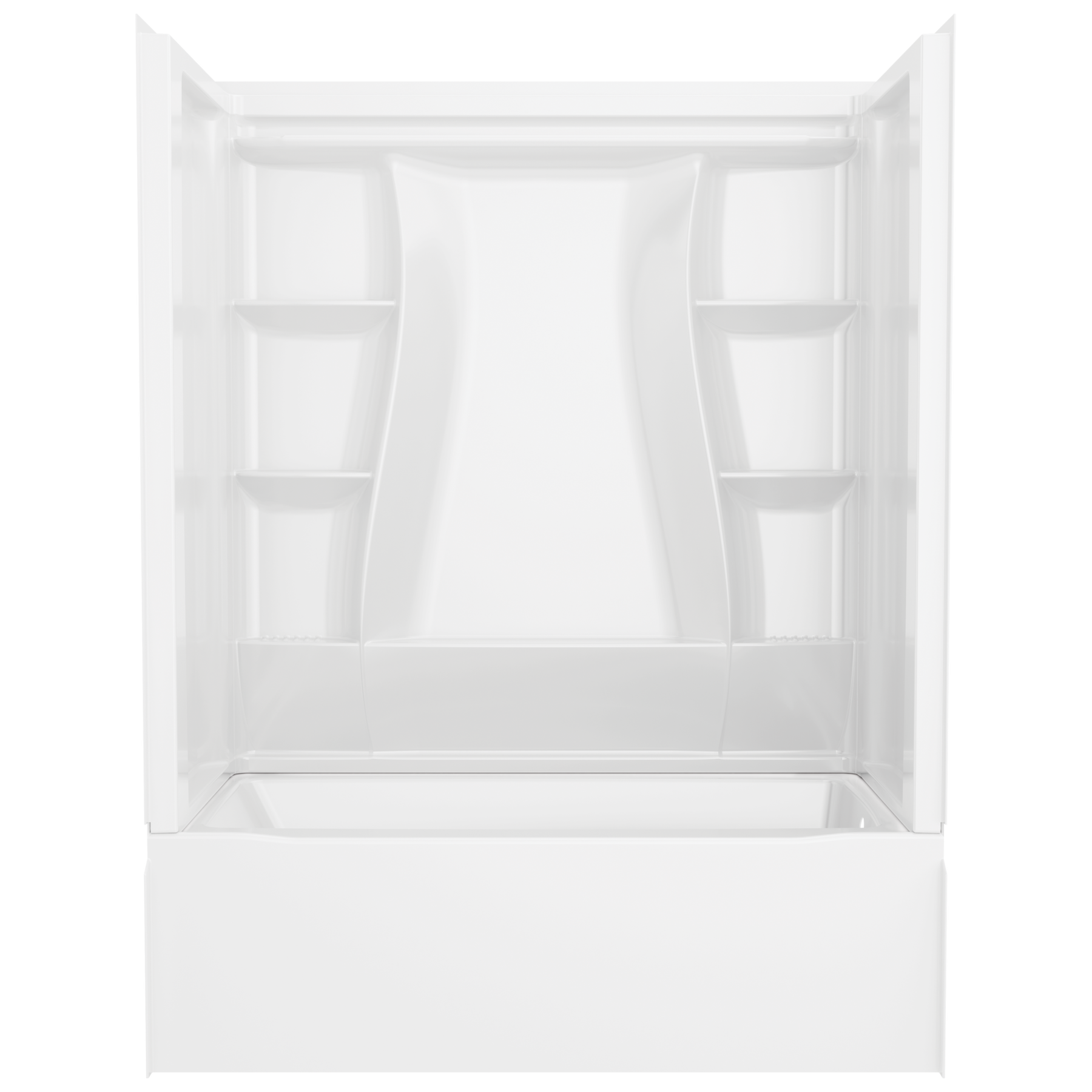60x32 Alcove Bathtub Bundle - Right
