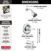 Tub Shower Trim with Universal Rough Bundle - 13 Series