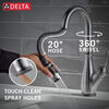 Llave para barra/preparación de alimentos Touch2O® con tecnología Touchless