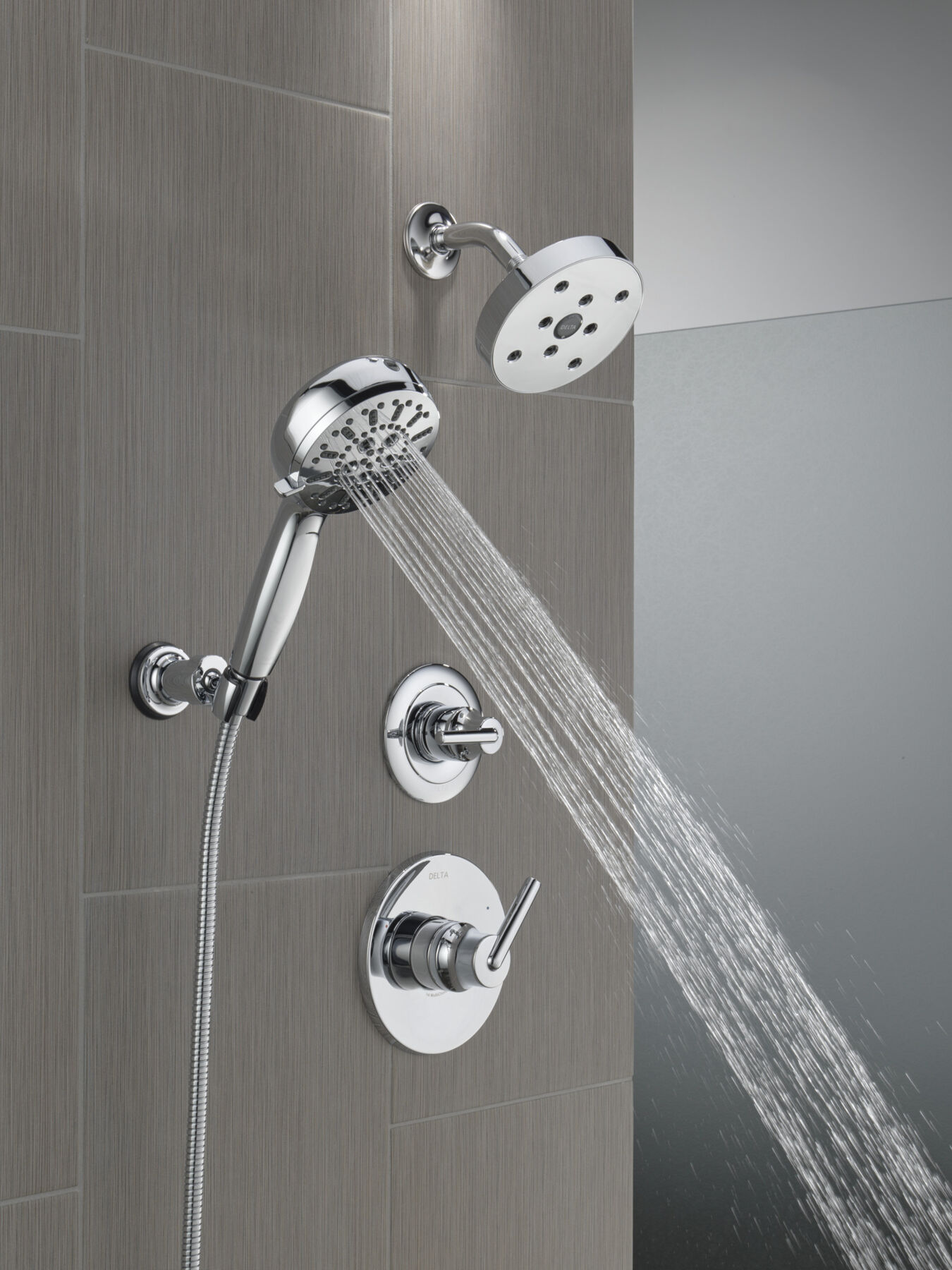 7-Setting Wall Mount Hand Shower with Cleaning Spray, image 18