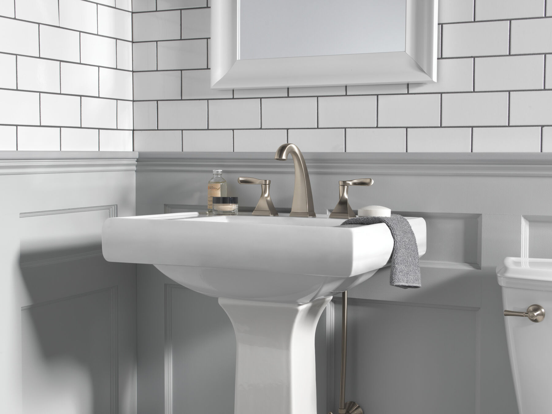 Llave para baño de extensión con dos manijas, imagen 2