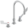Llave para lavabo de dos manijas