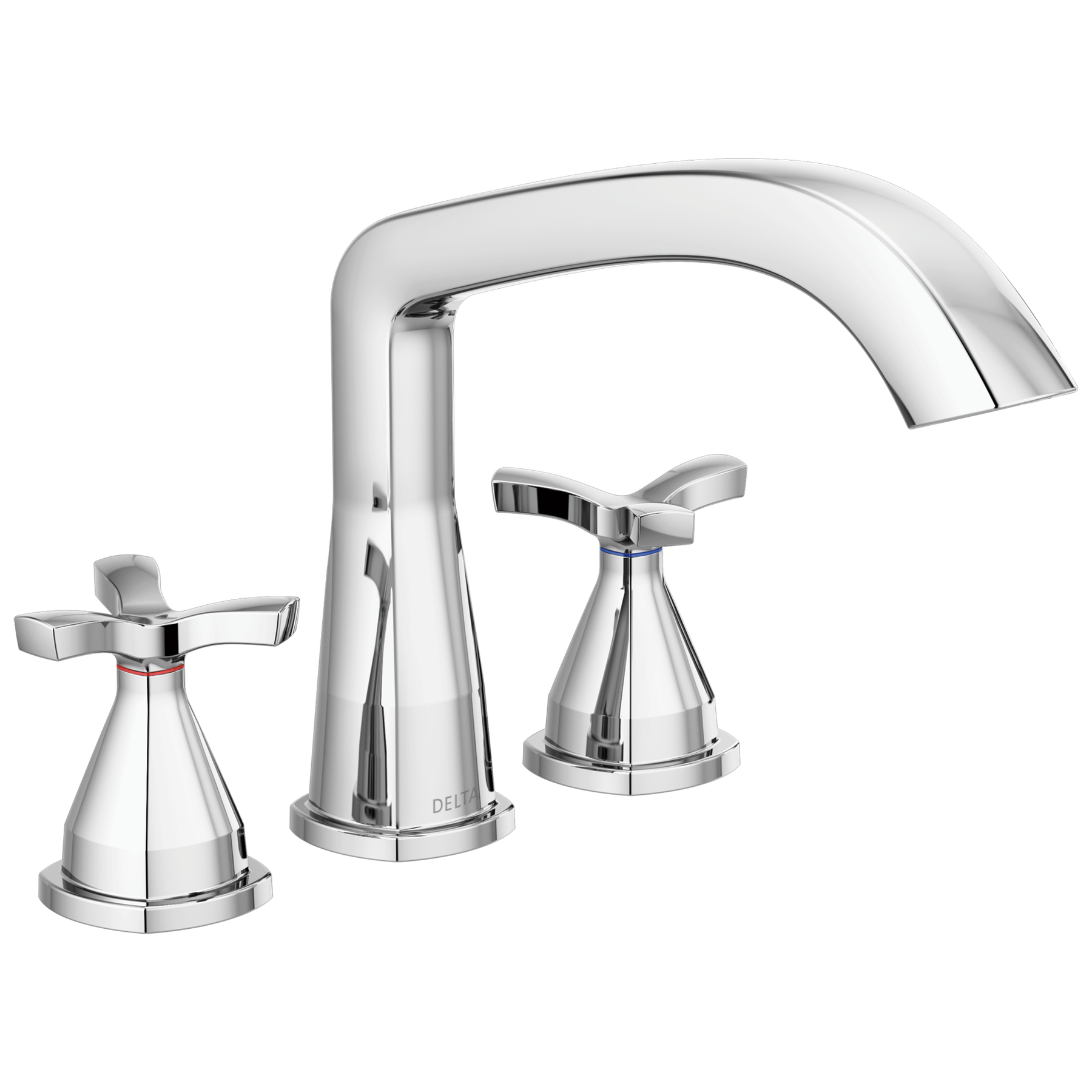 Terminación de bañera tipo romana de tres orificios