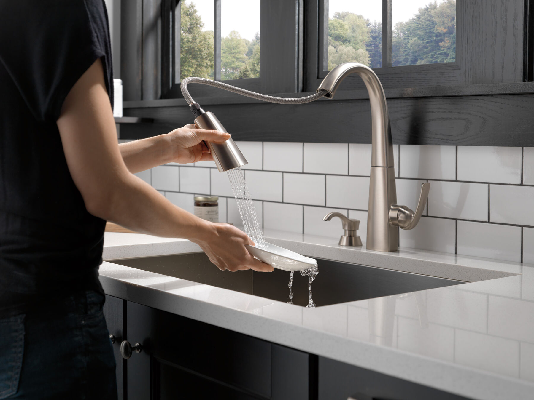Llave para cocina monomando extensible, imagen 5