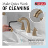 Llave para baño extensible independiente de dos manijas