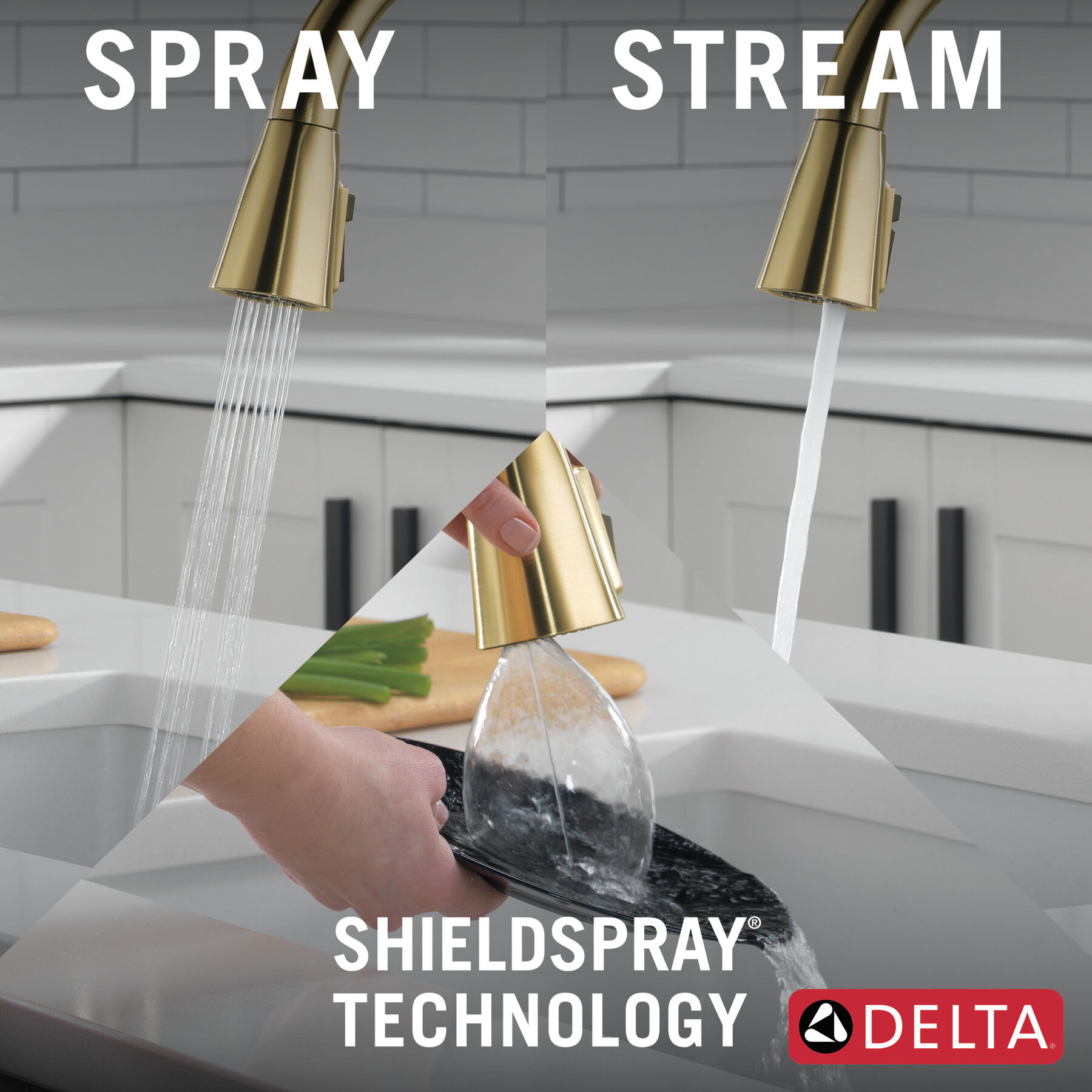 Single-Handle Pull-Down Kitchen Faucet with Touch<sub>2</sub>O® Technology, image 9