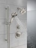 Ducha manual de 7 ajustes con barra deslizante y rociado de limpieza
