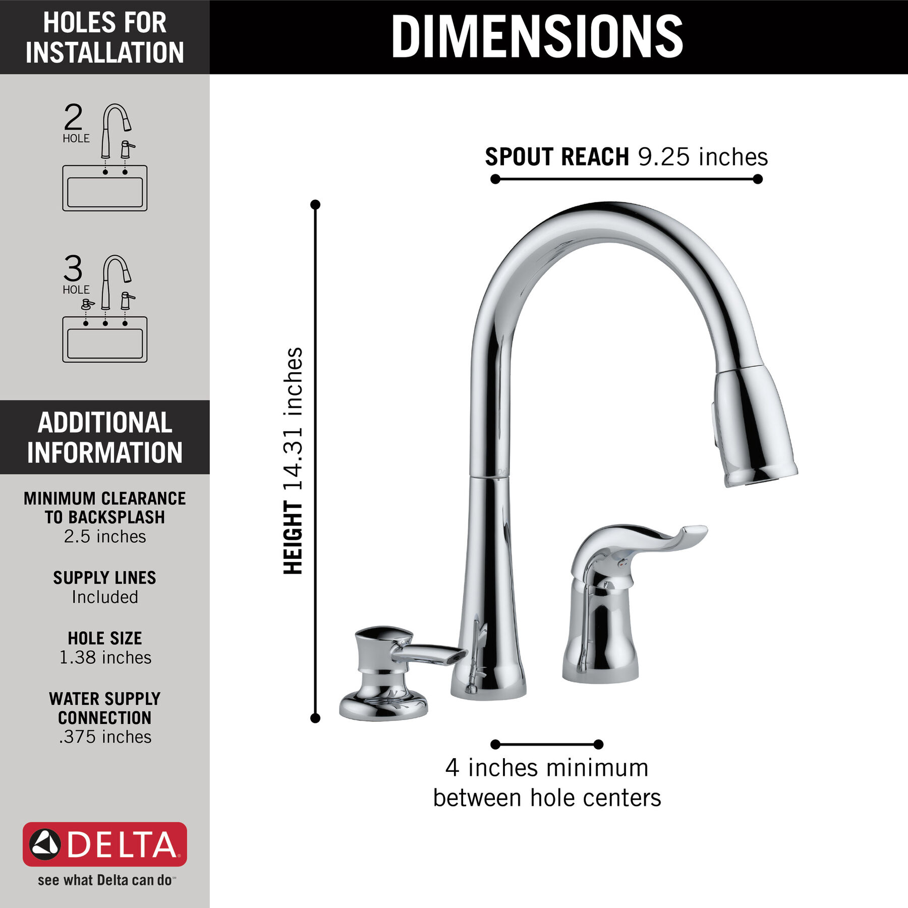 Llave para cocina monomando extensible con dispensador de jabón, imagen 1