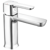 Llave para baño de una manija - Sin desagüe emergente