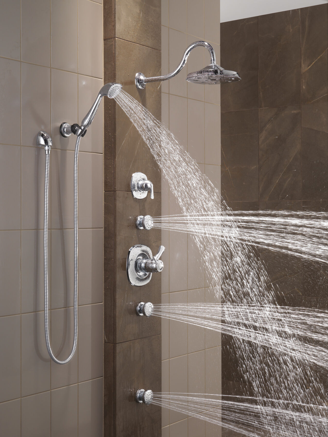 Terminación de ducha TempAssure® serie 17T con H2Okinetic®, imagen 4