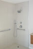 Ducha de mano de una sola función de montaje en pared ajustable premium