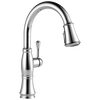 Llave de una manija con tubo de salida deslizable para cocina