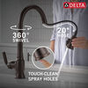 Llave de una manija con tubo de salida deslizable para cocina