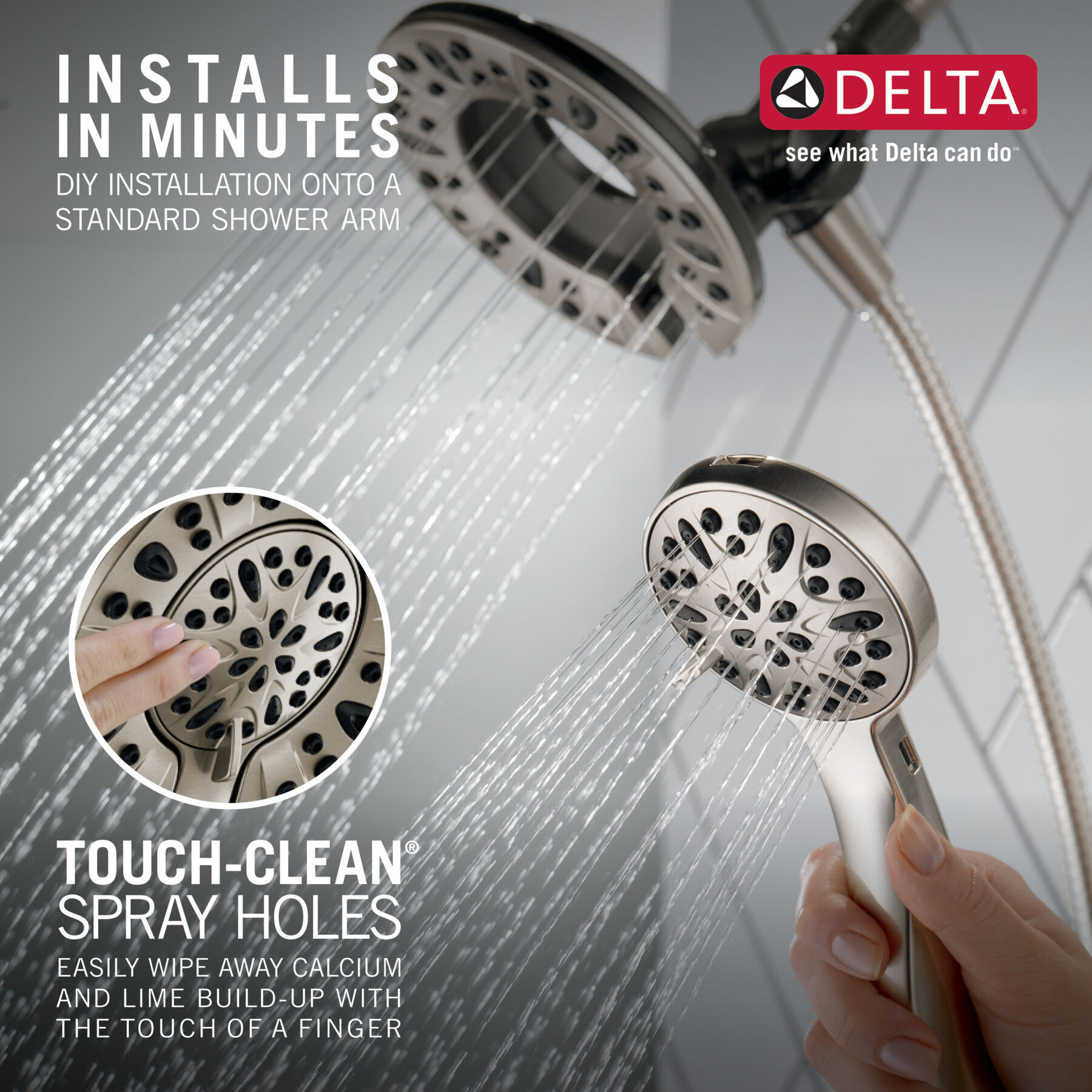 Ducha dos en uno In2ition® de 4 funciones, imagen 1