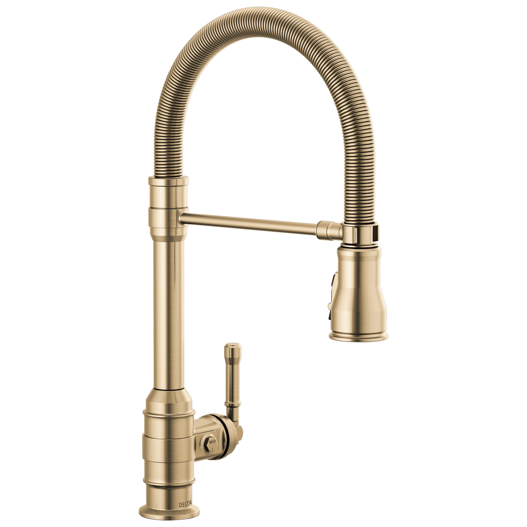 Llave monomando deslizable para cocina con salida con resorte