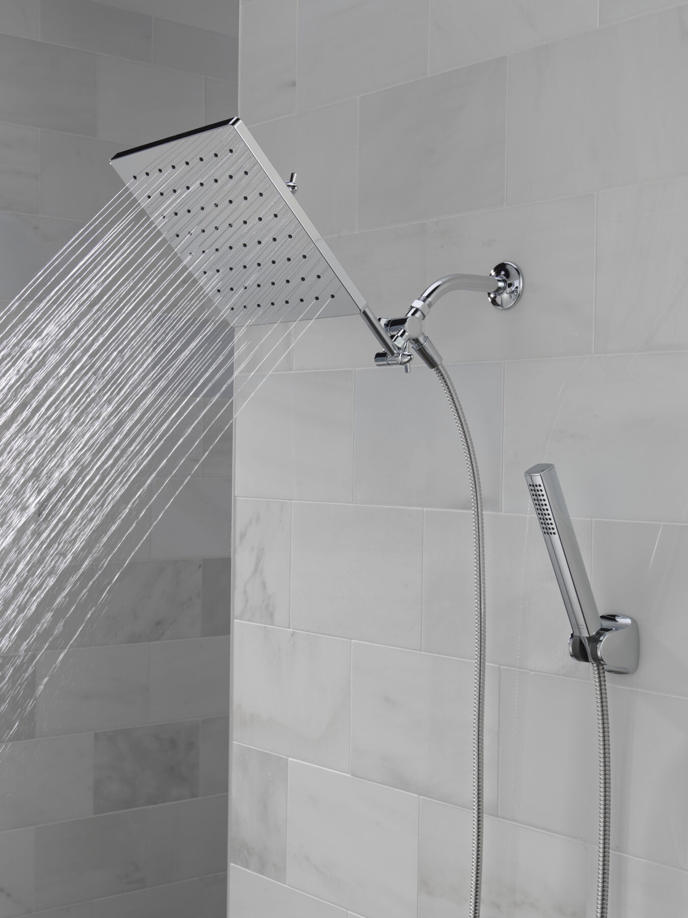 10 inch Raincan Shower Head & Hand Held Combo with Adjustable Extension Arm, image 12