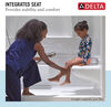 Procrylic Seated Shower Kit 60"x32" Right Drain