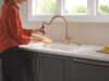 Llave para cocina monomando extensible con dispensador de jabón y tecnología ShieldSpray®