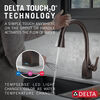 Llave para cocina monomando extensible con tecnologías Touch<sub>2</sub>O® y ShieldSpray®