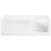 60x32 Alcove Shower Bundle - Right Seat Center Drain
