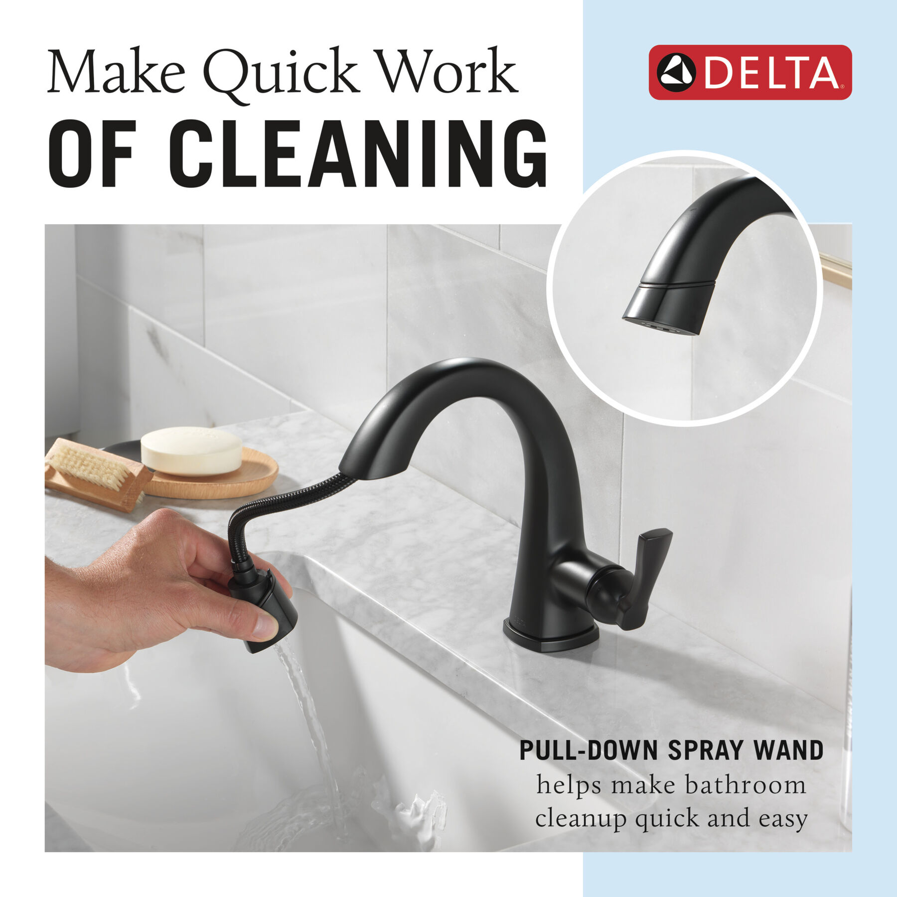Llave para baño extensible de una manija Stryke®, imagen 9