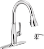 Llave para cocina monomando extensible con dispensador de jabón y tecnología ShieldSpray®