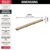 36" Reversible Linear Shower Drain Trim