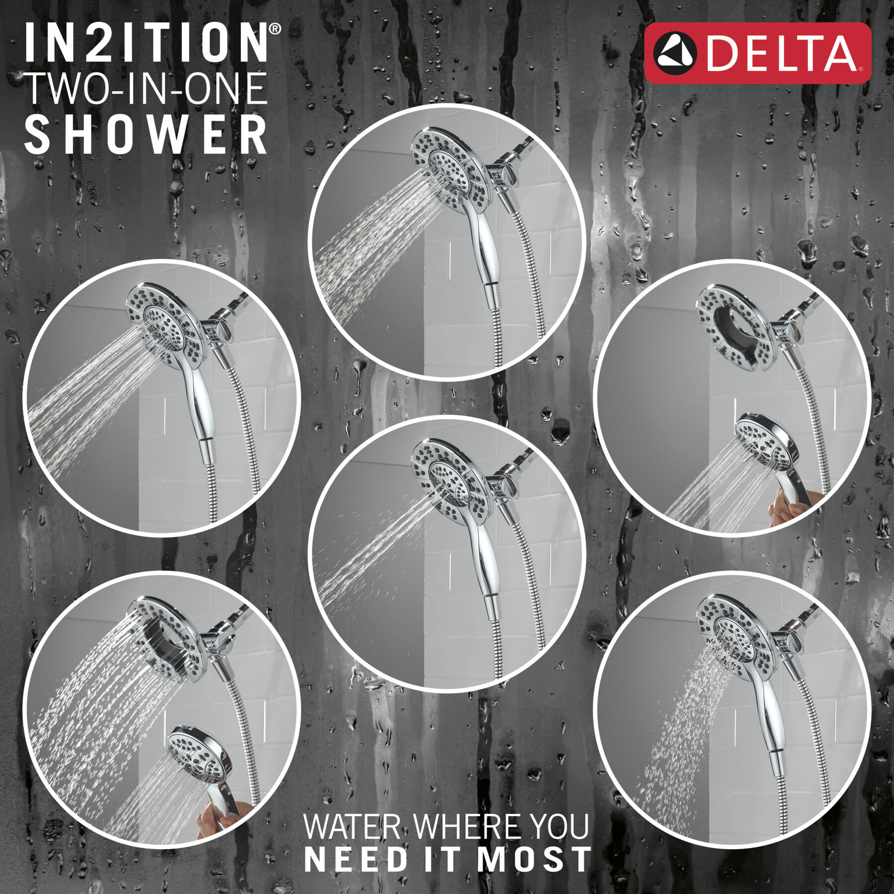 Shower Trim with High-Flow Rough Bundle, image 2