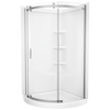 Shower Base with Wall and Enclosure Bundle