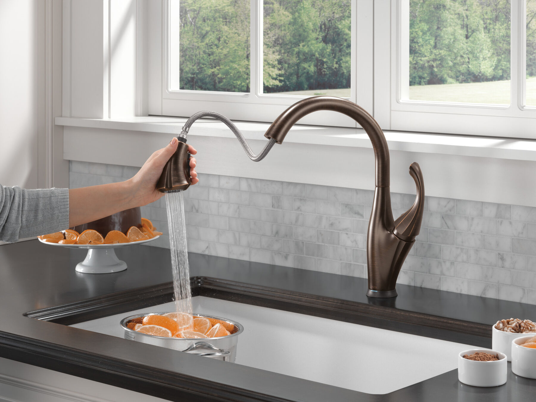 Llave para cocina monomando extensible con tecnologías Touch<sub>2</sub>O® y ShieldSpray®, imagen 14
