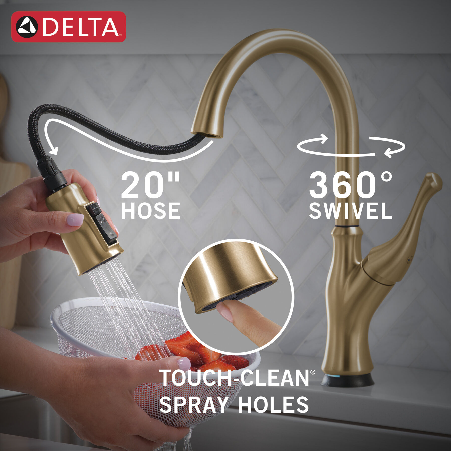 Touch2O Pull-Down Kitchen 1L with Voice Bundle, image 7