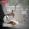 Llave monomando deslizable para cocina con salida con resorte