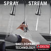 Llave para cocina monomando extensible con dispensador de jabón y tecnología ShieldSpray