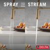 Single Handle Pull-Down Spring Kitchen Faucet