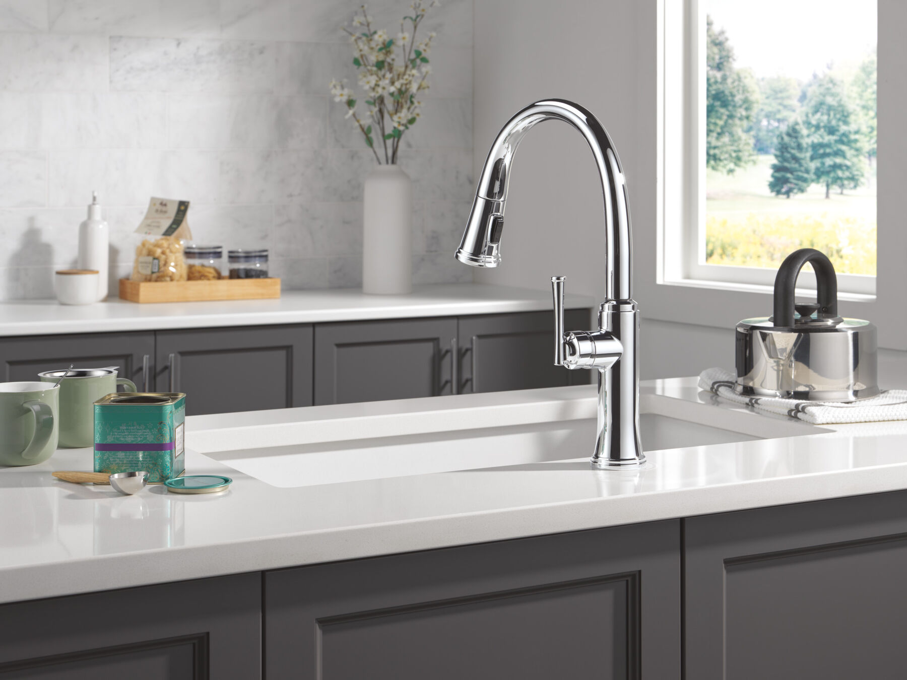 Llave para cocina monomando extensible, imagen 9