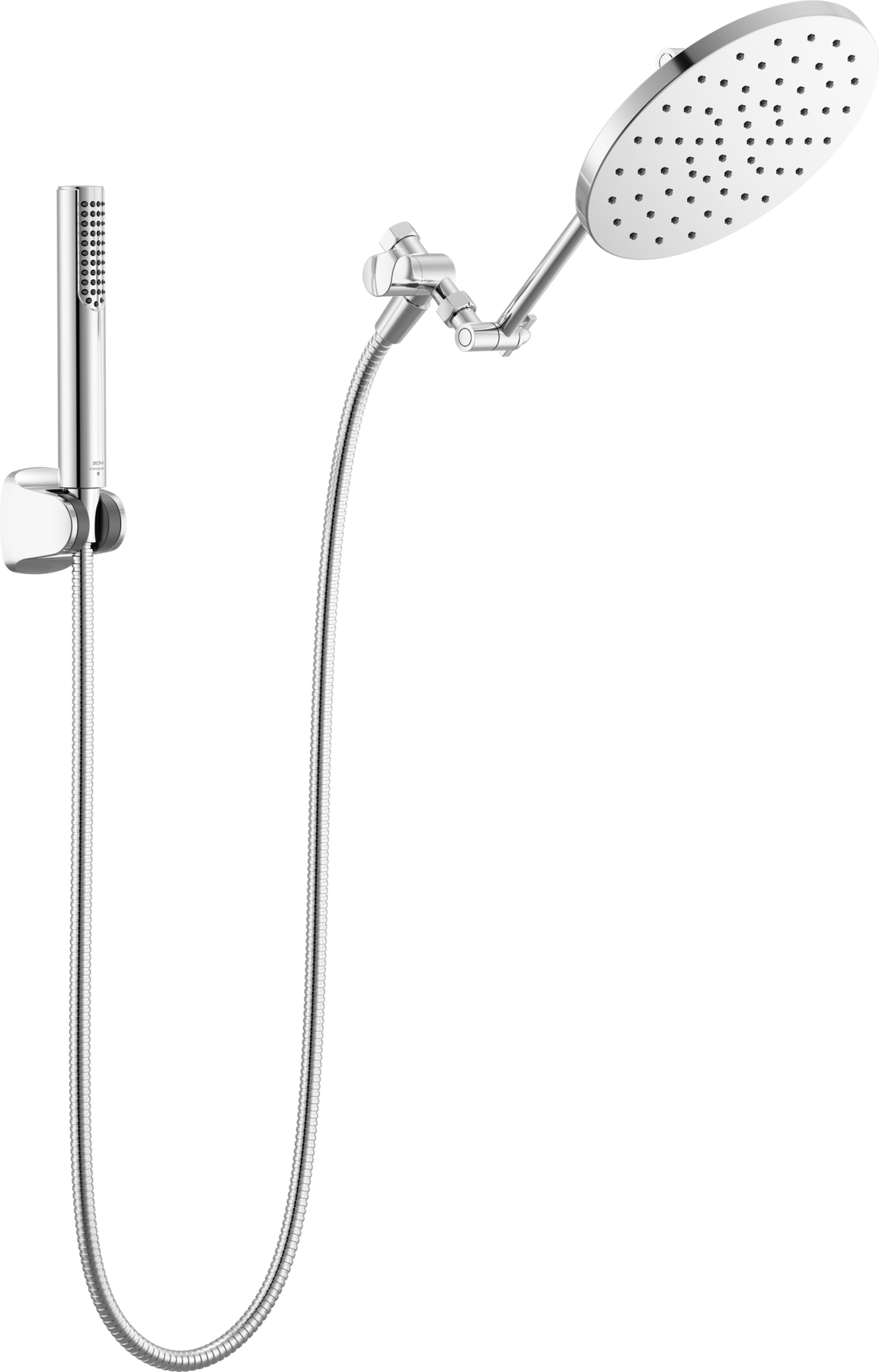 Adjustable Raincan Shower Head with Hand Shower, image 10