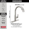 Llave para cocina monomando extensible