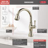 Llave para cocina monomando extensible con tecnología ShieldSpray®