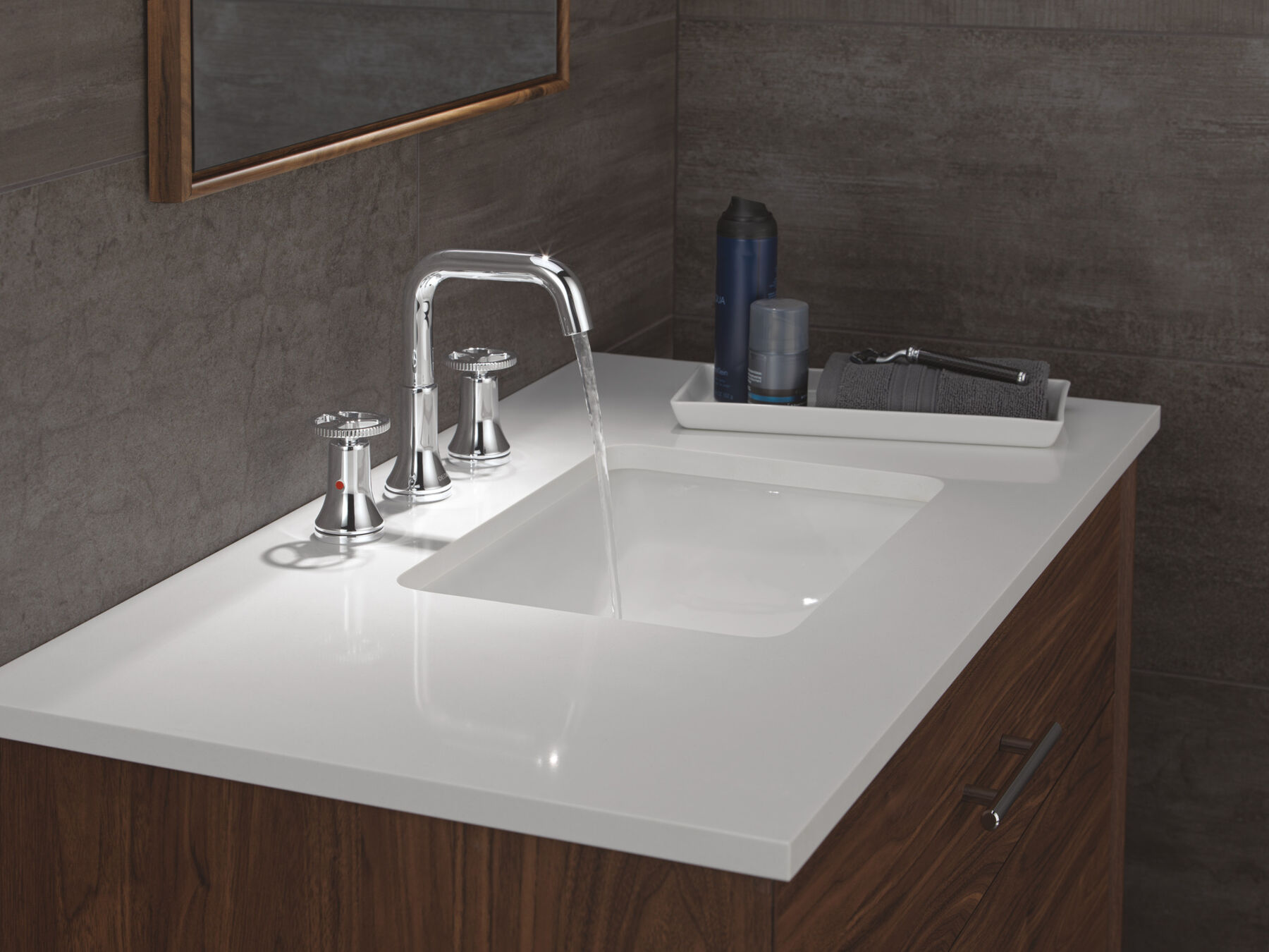 Llave para baño de extensión con dos manijas, imagen 2
