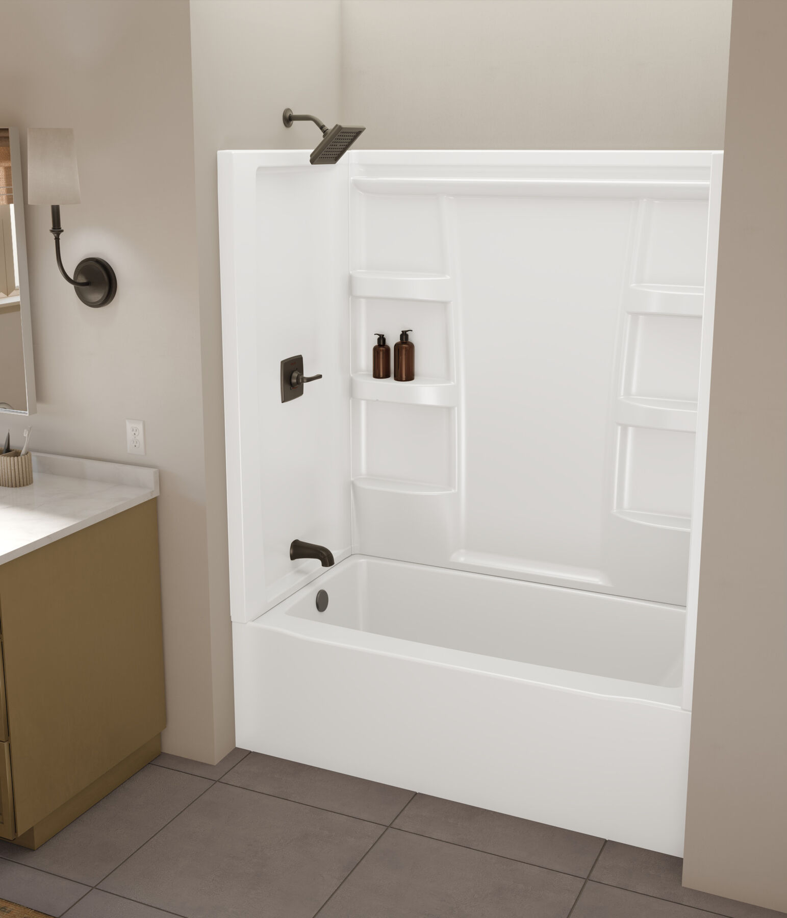 ProCrylic Bathtub 60 in. x 32 in. Left Drain, image 4
