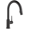Llave de una manija con tubo de salida deslizable para cocina
