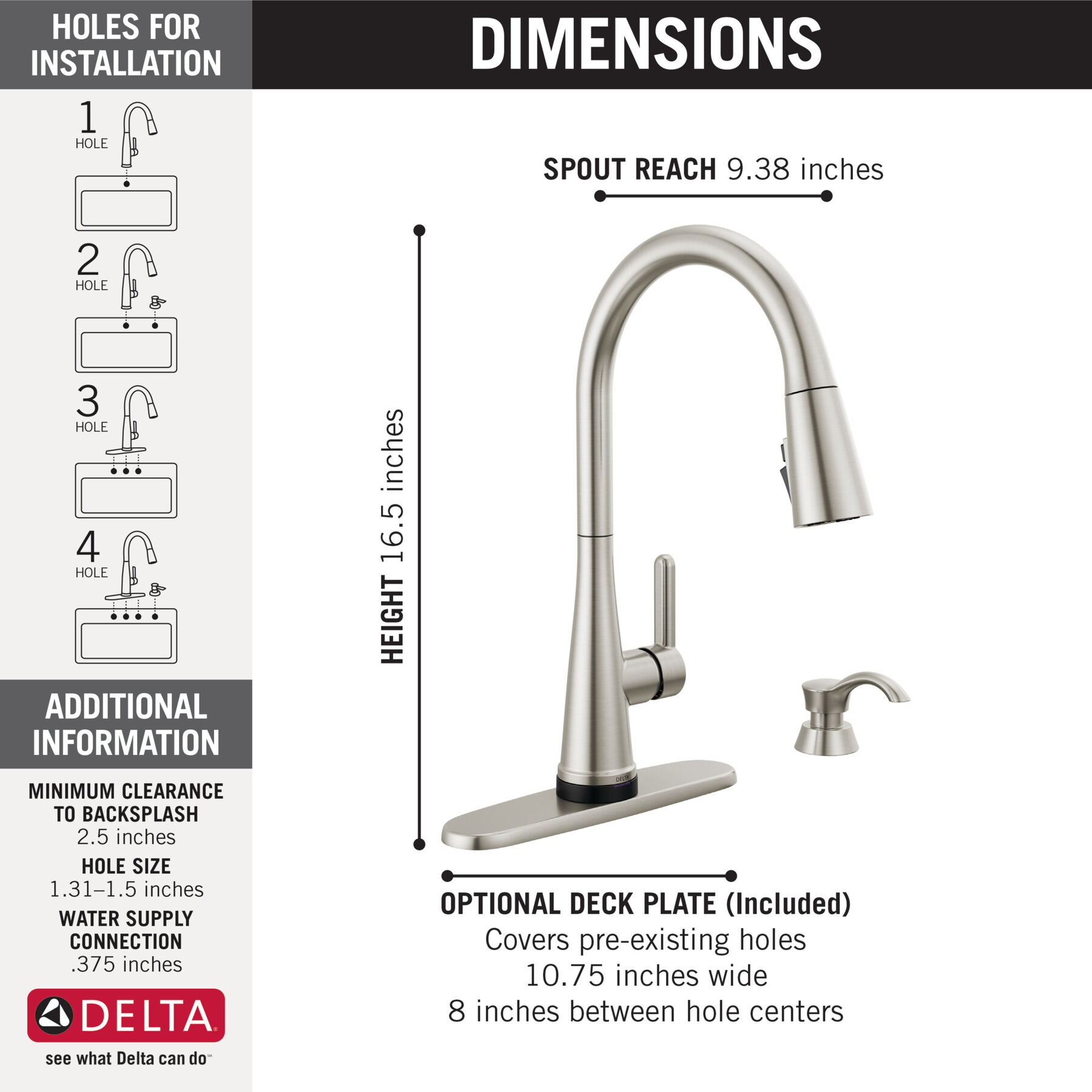 Touch<sub>2</sub>O® Technology Pull-Down Kitchen 1L w/Soap (Recertified), image 2