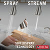 Llave para cocina monomando extensible con dispensador de jabón y tecnología ShieldSpray
