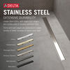 36" Linear Shower Drain Wall Edge