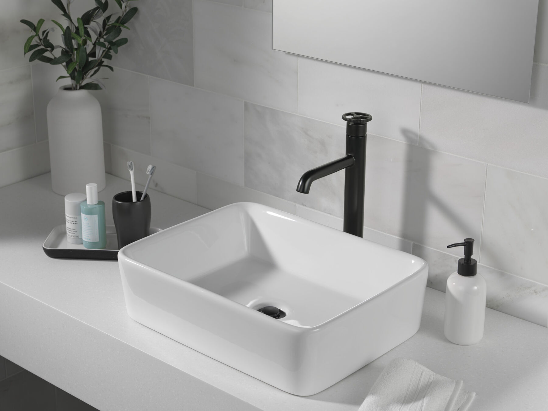 Llave para baño monomando tipo vasija, imagen 3