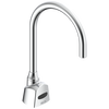 Deckmount Electronic SE Gooseneck Faucet, Hardwire, 0.5gpm